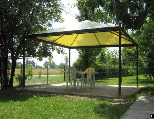 Gazebo in ferro battuto