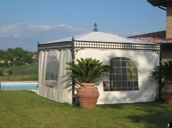 Gazebo in ferro battuto