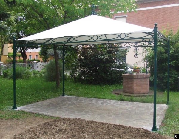 Gazebo in ferro battuto