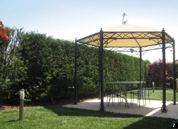 Gazebo in ferro battuto