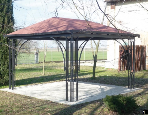 Gazebo in ferro battuto