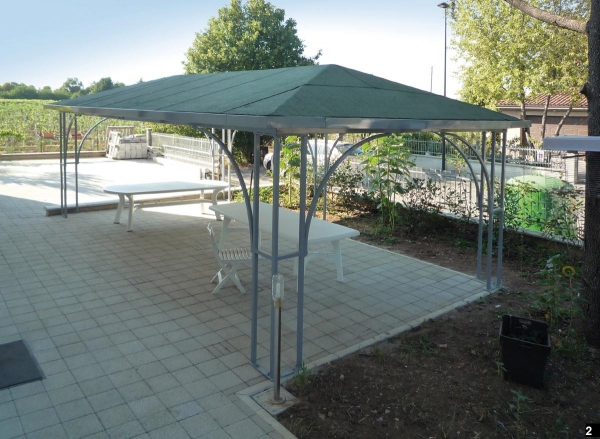 Gazebo in ferro battuto