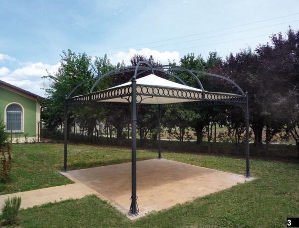 Gazebo in ferro battuto