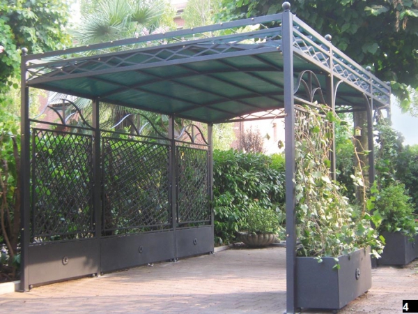 Gazebo in ferro battuto